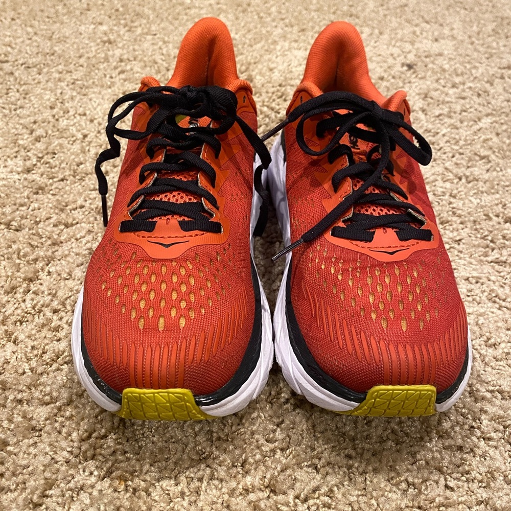 Hoka One One Men's Athletic Shoes - Red and Black